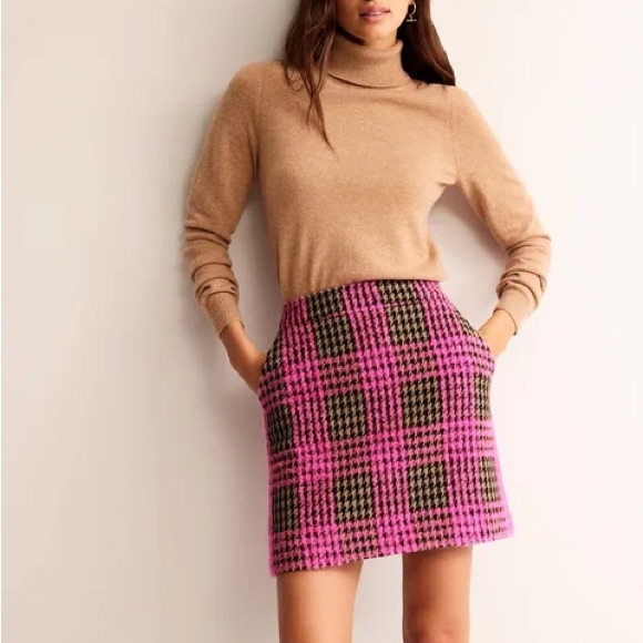 Boden Estella Check Mini Skirt - Picture 2 of 6